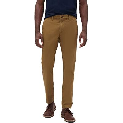 GAP Men's Essential Slim Fit Khaki Chino Pants, Palomino Brown Global, 34W x 30L GAP Men's Essential Slim Fit Khaki Chino Pants, Palomino Brown Global, 34W x 30L