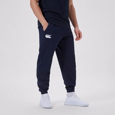 Canterbury Men's CCC Leisure Sweatpants Jogging Bottoms Cuffed Hem Embroidered Logo Fleece Joggers, Navy, M Canterbury Men's CCC Leisure Sweatpants Jogging Bottoms Cuffed Hem Embroidered Logo Fleece Joggers, Navy, M
