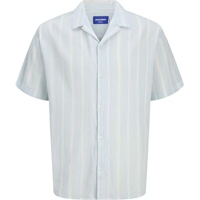 JACK & JONES Men's Jortavira Luke Stripe Shirt SS Jnr, Skyway, 14 Years JACK & JONES Men's Jortavira Luke Stripe Shirt SS Jnr, Skyway, 14 Years