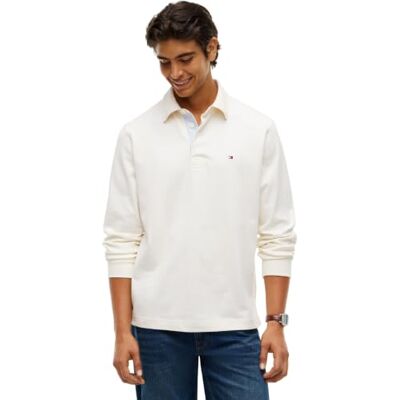 Tommy Hilfiger Men's Essential Solid Rugby Mw0mw44969 Other Sweatshirts Tommy Hilfiger Men's Essential Solid Rugby Mw0mw44969 Other Sweatshirts