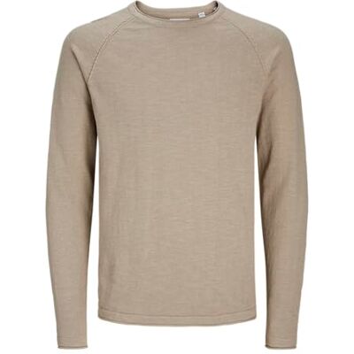 JACK & JONES JACK&JONES JJEBREEZE Knit Crew Neck SN, Crockery, L JACK & JONES JACK&JONES JJEBREEZE Knit Crew Neck SN, Crockery, L