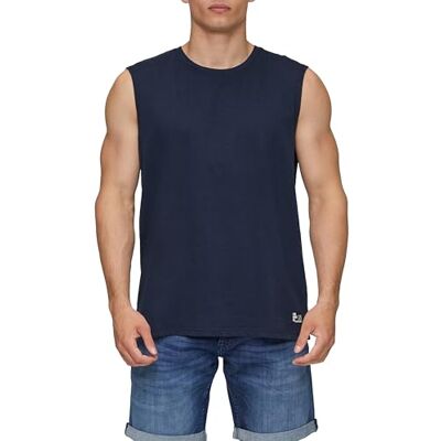 QS Men's T-Shirt, Blue 5884, M QS Men's T-Shirt, Blue 5884, M