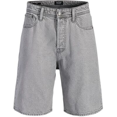JACK & JONES Jjitony Jjoriginal Shorts at 730 Sn Pls Plus Size, Grey Denim, 32 JACK & JONES Jjitony Jjoriginal Shorts at 730 Sn Pls Plus Size, Grey Denim, 32