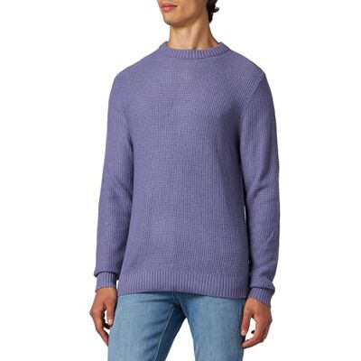 JACK & JONES Men's Jorkyle Knit Crew Neck Knitted Jumper, Twilight Purple, XL JACK & JONES Men's Jorkyle Knit Crew Neck Knitted Jumper, Twilight Purple, XL