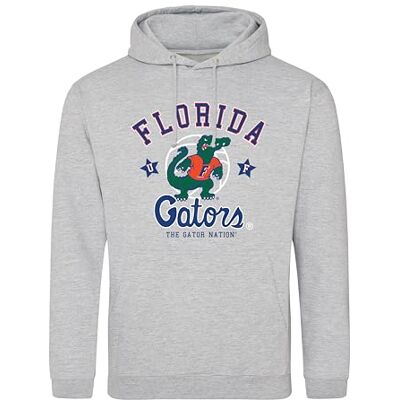 Outerstuff University of Florida Men's Hoodie, Officially Licensed Pullover Hooded Sweatshirt, Grey (Size M) Outerstuff University of Florida Men's Hoodie, Officially Licensed Pullover Hooded Sweatshirt, Grey (Size M)
