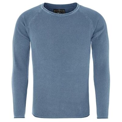 KEY LARGO Men's MST Thomas Jumper, Flintstone Blue (1233), XL KEY LARGO Men's MST Thomas Jumper, Flintstone Blue (1233), XL