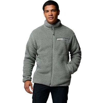 Columbia Men's Rugged Ridge High Pile Full Zip, Full Zip Fleece Jacket, Sedona Sage, Large Columbia Men's Rugged Ridge High Pile Full Zip, Full Zip Fleece Jacket, Sedona Sage, Large
