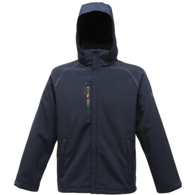 Regatta Men's X-Pro Repeller Lined Hooded Softshell Jacket, Blue (Navy), XXX-Large (Manufacturer Size:XXXL) Regatta Men's X-Pro Repeller Lined Hooded Softshell Jacket, Blue (Navy), XXX-Large (Manufacturer Size:XXXL)
