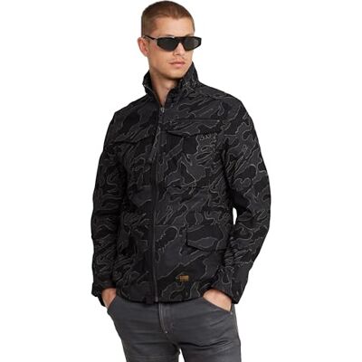 G-STAR Men's Rovic Slim Field Jacket, Multicolour (cloack island camo D24282-D789-G741), L G-STAR Men's Rovic Slim Field Jacket, Multicolour (cloack island camo D24282-D789-G741), L