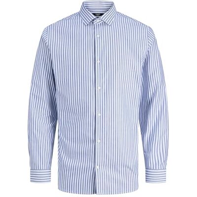 JACK & JONES Men's Jprblaparker Shirt L/S Noos, Black (Black Iris), XXL JACK & JONES Men's Jprblaparker Shirt L/S Noos, Black (Black Iris), XXL