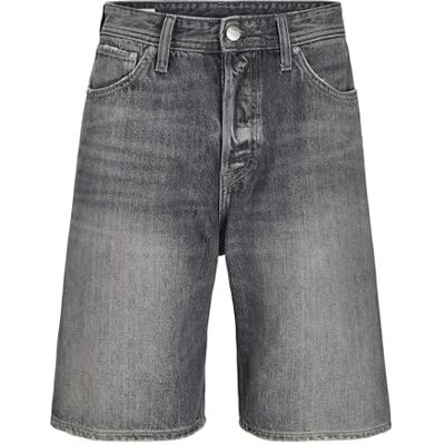 JACK & JONES Male Denim Shorts Baggy Fit Denim Shorts, Black Denim, S JACK & JONES Male Denim Shorts Baggy Fit Denim Shorts, Black Denim, S