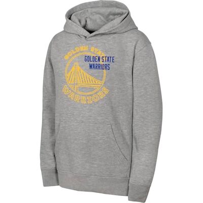 NBA Mens Fleece Hoodie, Heather Grey, L EU NBA Mens Fleece Hoodie, Heather Grey, L EU