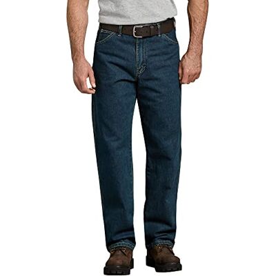 Dickies , Men's, Denim Utility Jean Relaxed, Tinted Heritage Khaki, 34W / 32L Dickies , Men's, Denim Utility Jean Relaxed, Tinted Heritage Khaki, 34W / 32L