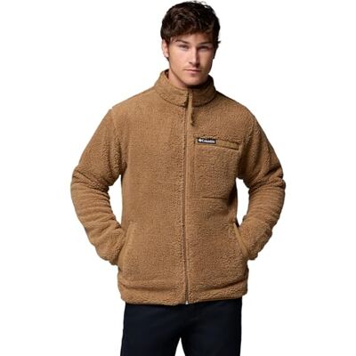 Columbia Men's Rugged Ridge High Pile Full Zip, Full Zip Fleece Jacket, Delta, X-Small Columbia Men's Rugged Ridge High Pile Full Zip, Full Zip Fleece Jacket, Delta, X-Small