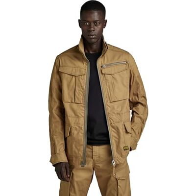 G-STAR Men's Rovic Slim Field Jacket, Brown (dk fawn D24282-D389-7172), XS G-STAR Men's Rovic Slim Field Jacket, Brown (dk fawn D24282-D389-7172), XS