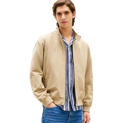 Tommy Hilfiger Men’s Transitional Harrington Jacket with Zip, Brown (Camel), M Tommy Hilfiger Men’s Transitional Harrington Jacket with Zip, Brown (Camel), M