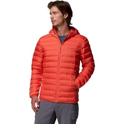 Columbia Men's Lake 22 2 Down Hooded Jacket, Hooded Puffer Down Jacket, Zing, XXL Columbia Men's Lake 22 2 Down Hooded Jacket, Hooded Puffer Down Jacket, Zing, XXL