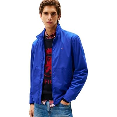 Tommy Hilfiger Men’s Transitional Bomber Jacket, Blue (Wedge Blue), L Tommy Hilfiger Men’s Transitional Bomber Jacket, Blue (Wedge Blue), L