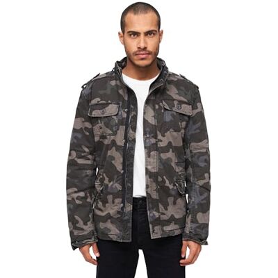Brandit Men's Sherpa-lined Cold-weather Casual Outdoor Classic Field Jacket Sherpa-lined Military Brandit Men's Sherpa-lined Cold-weather Casual Outdoor Classic Field Jacket Sherpa-lined Military