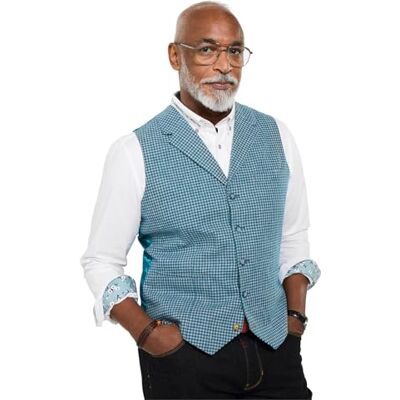 Joe Browns Men's Dog Tooth Collared Waistcoat Joe Browns Men's Dog Tooth Collared Waistcoat