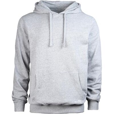 OWN Men's Brushed Hoodie, Light Gray Melange, XXL OWN Men's Brushed Hoodie, Light Gray Melange, XXL