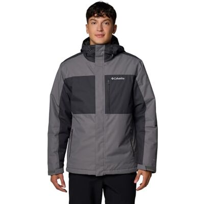 Columbia Men's Tipton Peak 3 Insulated Jacket, Winter Jacket, City Grey/Shark, Small Columbia Men's Tipton Peak 3 Insulated Jacket, Winter Jacket, City Grey/Shark, Small