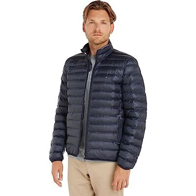 Tommy Hilfiger Men's Packable Recycled Jacket Mw0mw18763 Jacket, Blue (Desert Sky), XXL Tommy Hilfiger Men's Packable Recycled Jacket Mw0mw18763 Jacket, Blue (Desert Sky), XXL
