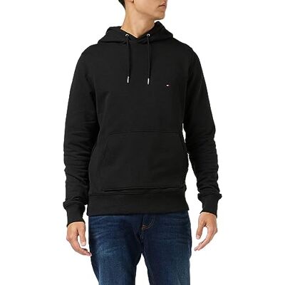 Tommy Hilfiger Men 1985 Hoodie, Black (Black), S Tommy Hilfiger Men 1985 Hoodie, Black (Black), S