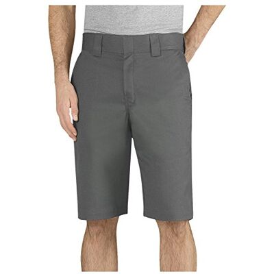 Dickies Men's 11 Inch Regular Fit Stretch Twill Work Short, Gravel Gray, 36 Dickies Men's 11 Inch Regular Fit Stretch Twill Work Short, Gravel Gray, 36