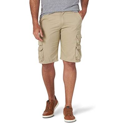 Wrangler Authentics Men's Premium Twill Cargo Short, Camel, 42 Wrangler Authentics Men's Premium Twill Cargo Short, Camel, 42