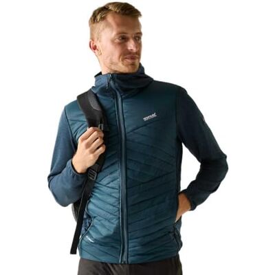 Regatta Mens Andreson Marl Hybrid Quilted Jacket Water Repellent Insulated Walking Coat Regatta Mens Andreson Marl Hybrid Quilted Jacket Water Repellent Insulated Walking Coat