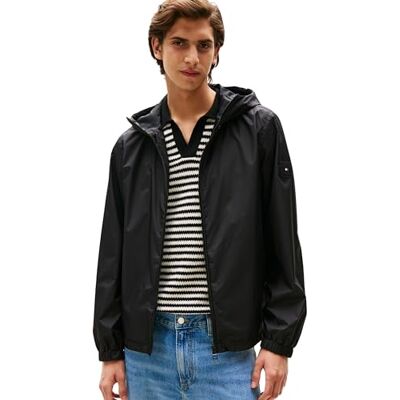 Tommy Hilfiger Men’s Transitional Hoodie, Black (Black), S Tommy Hilfiger Men’s Transitional Hoodie, Black (Black), S