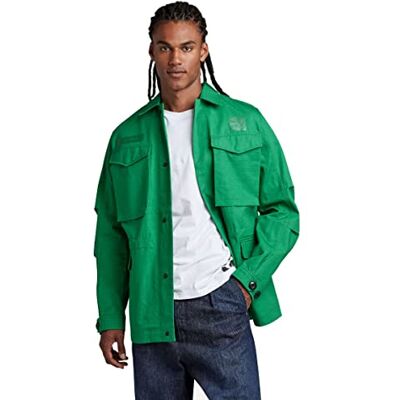 G-STAR Men's E Core Unisex Field Jacket, Green (jolly green D22915-D342-D608), XXL G-STAR Men's E Core Unisex Field Jacket, Green (jolly green D22915-D342-D608), XXL