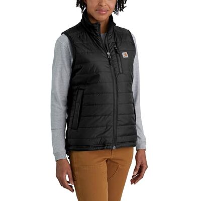 Carhartt Men's Rain Defender® Relaxed Fit Lightweight Insulated Vest, Black, XXL Carhartt Men's Rain Defender® Relaxed Fit Lightweight Insulated Vest, Black, XXL