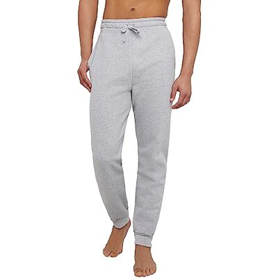 Hanes Men's EcoSmart Jogger Sweatpants, Midweight Fleece Lounge Pants, 30.5", Light Steel, Large Hanes Men's EcoSmart Jogger Sweatpants, Midweight Fleece Lounge Pants, 30.5", Light Steel, Large