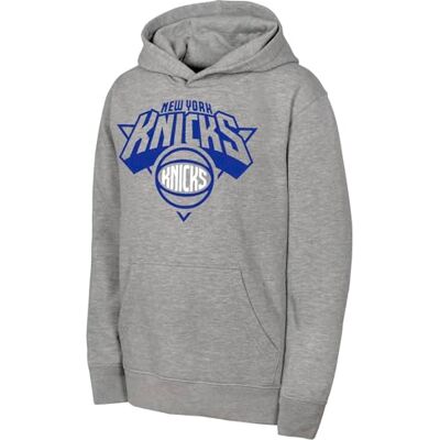 NBA Mens Fleece Hoodie, Heather Grey, XS EU NBA Mens Fleece Hoodie, Heather Grey, XS EU