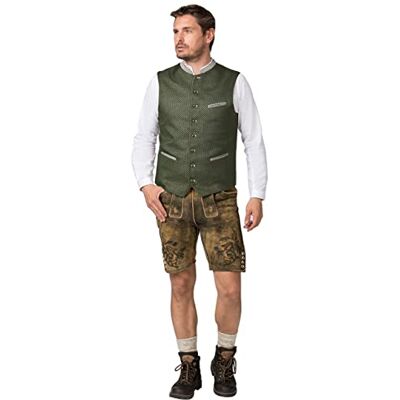 Stockerpoint Men's Markus Traditional Waistcoat, fir, 44 Stockerpoint Men's Markus Traditional Waistcoat, fir, 44