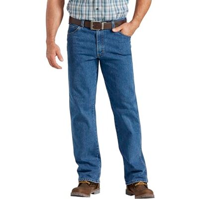 Dickies Men's Flex Carpenter Denim Pant Jeans, Stonewashed Indigo Blue, 32W x 34L Dickies Men's Flex Carpenter Denim Pant Jeans, Stonewashed Indigo Blue, 32W x 34L