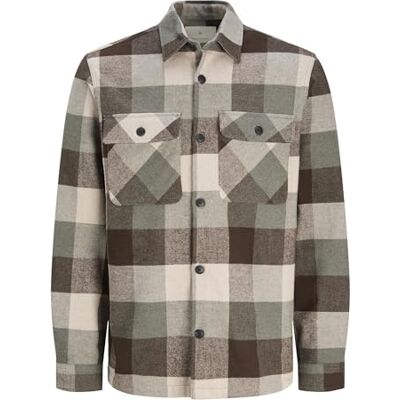 JACK & JONES Mens Raymond Shirt Agave Green S JACK & JONES Mens Raymond Shirt Agave Green S