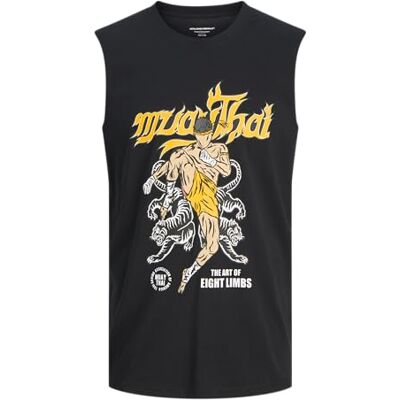 JACK & JONES Jorcombat Tee SL Crew Neck SMU, Tap Shoe, XS JACK & JONES Jorcombat Tee SL Crew Neck SMU, Tap Shoe, XS