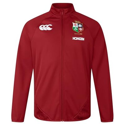 Canterbury Men's British & Irish Lions Anthem Jacket Weatherproof Official British & Irish Lions Licensed Product Softshell Jacket, Red Dahlia, 3XL Canterbury Men's British & Irish Lions Anthem Jacket Weatherproof Official British & Irish Lions Licensed Product Softshell Jacket, Red Dahlia, 3XL