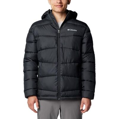 Columbia Men's Fivemile Butte 2 Hooded Jacket, Hooded Puffer Jacket, Black, Small Columbia Men's Fivemile Butte 2 Hooded Jacket, Hooded Puffer Jacket, Black, Small
