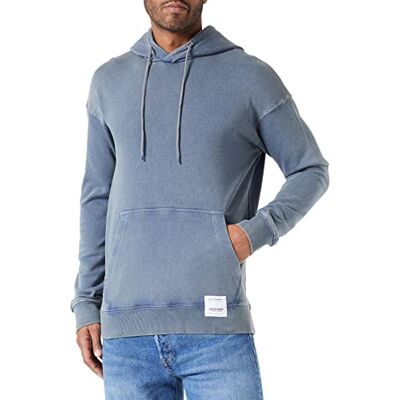 JACK & JONES Men's Jjiirving Sweat Hood Ss Ka Sweatshirt, Dark Denim/fit: Relaxed fit, XL JACK & JONES Men's Jjiirving Sweat Hood Ss Ka Sweatshirt, Dark Denim/fit: Relaxed fit, XL
