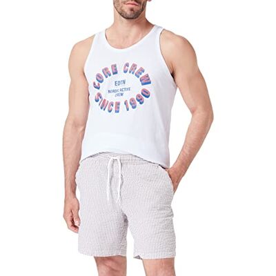 JACK & JONES Men's Jpstcaleb Seersucker Shorts, Crockery/Stripes:, XL JACK & JONES Men's Jpstcaleb Seersucker Shorts, Crockery/Stripes:, XL