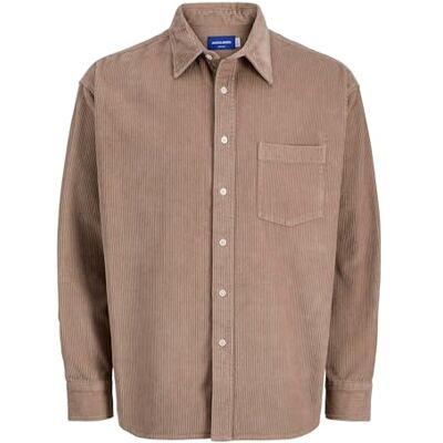 JACK & JONES Jorinwood Oversized Cord Shirt Ls, Mocha Meringue, XL JACK & JONES Jorinwood Oversized Cord Shirt Ls, Mocha Meringue, XL
