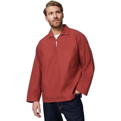 Armor-lux Armor Lux Men's Guilvinec Regular Fit Casual Shirt, Red (Rouille 638), XXX-Large (Manufacturer size: 7) Armor-lux Armor Lux Men's Guilvinec Regular Fit Casual Shirt, Red (Rouille 638), XXX-Large (Manufacturer size: 7)