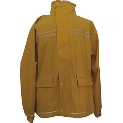 Blautex PU and Polyester 220718 Rain Suit – Size 48/50, Yellow Medium Blautex PU and Polyester 220718 Rain Suit – Size 48/50, Yellow Medium