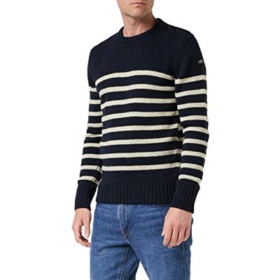Schott NYC Men's PLOUTRIDER1 Jumper, Blue (Navy/Natural Navy/Natural), Medium (Manufacturer Size: M) Schott NYC Men's PLOUTRIDER1 Jumper, Blue (Navy/Natural Navy/Natural), Medium (Manufacturer Size: M)
