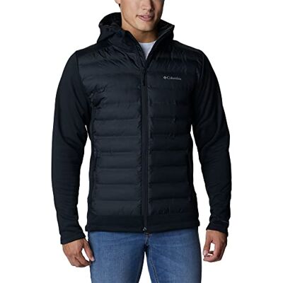 Columbia Men's Hooded Jacket, Out-Shield II Black Columbia Men's Hooded Jacket, Out-Shield II Black