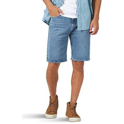 Wrangler Authentics Wrangler Men's Zm2s0sf Denim Shorts, Light Wash Flex, 30 Wrangler Authentics Wrangler Men's Zm2s0sf Denim Shorts, Light Wash Flex, 30